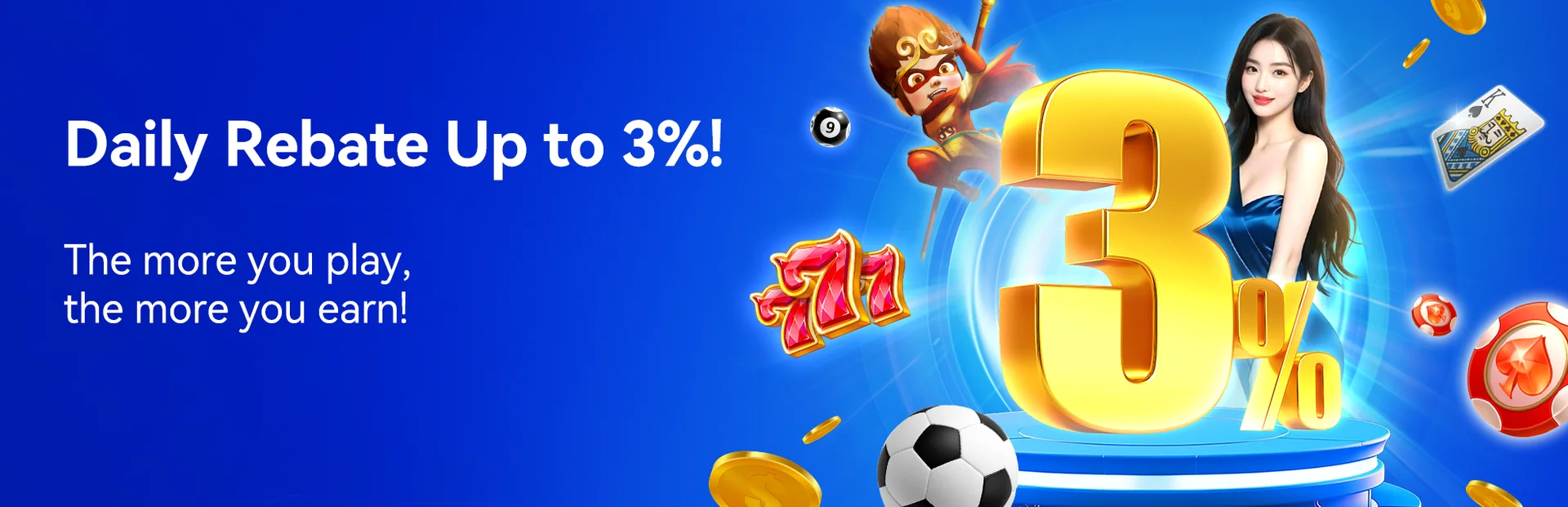 Daily Rebate Up To 3%