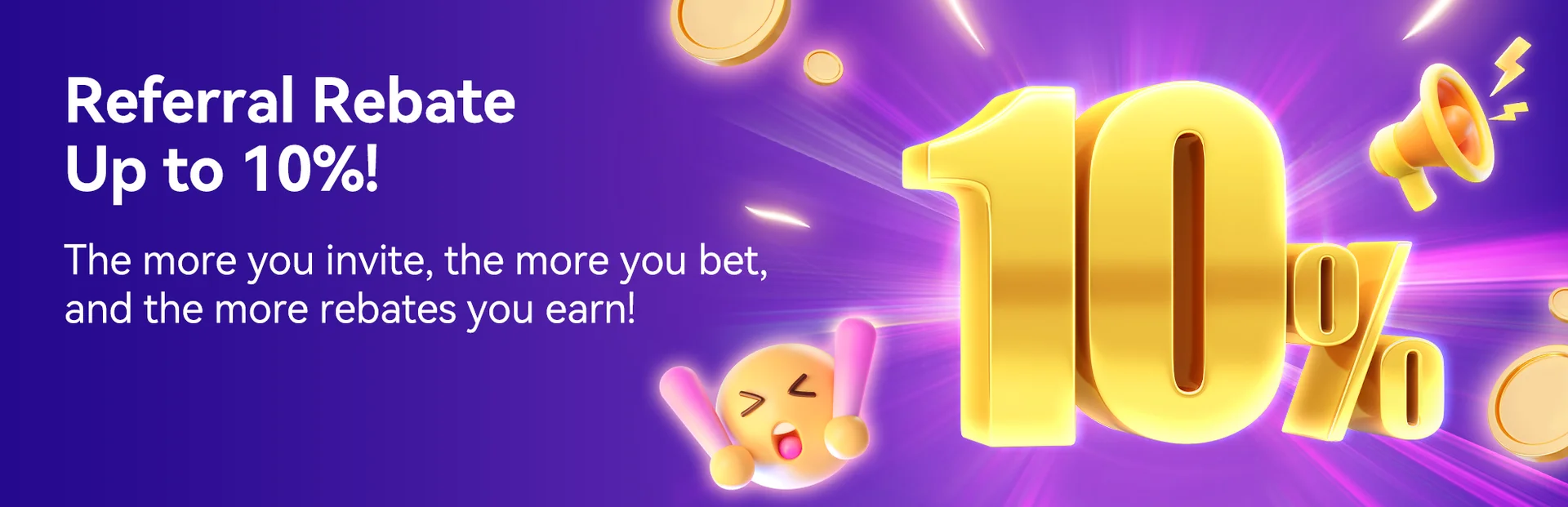 Referral Rebate Up to 10%!